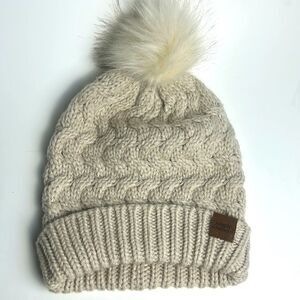 SIMPLY SOUTHERN beanie hat crocheted with ball winter hat